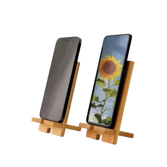 Support de téléphone en bois